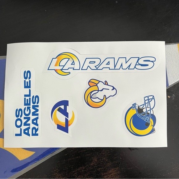 LA Rams Pennant and Sticker Set - Picture 4 of 4